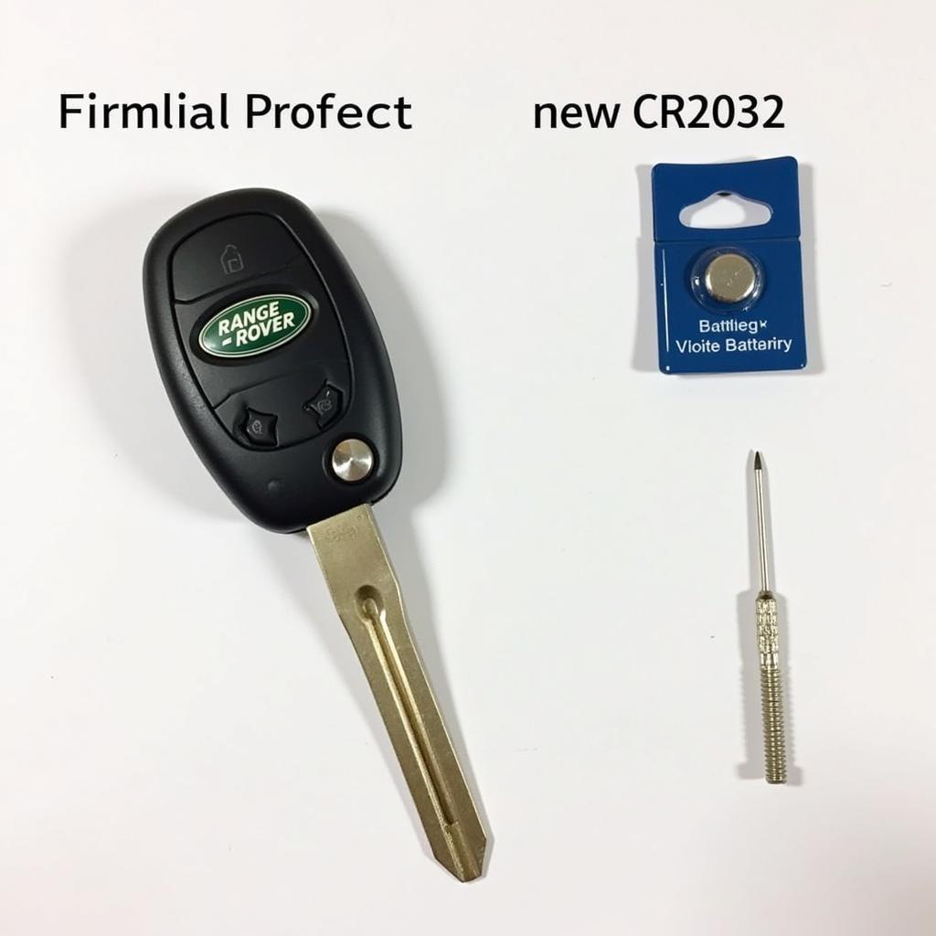 Range Rover Key Fob Battery Replacement Tools