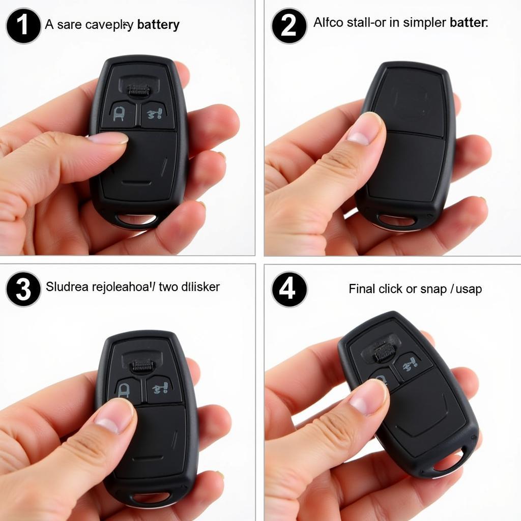 Reassembling a Chevy Key Fob