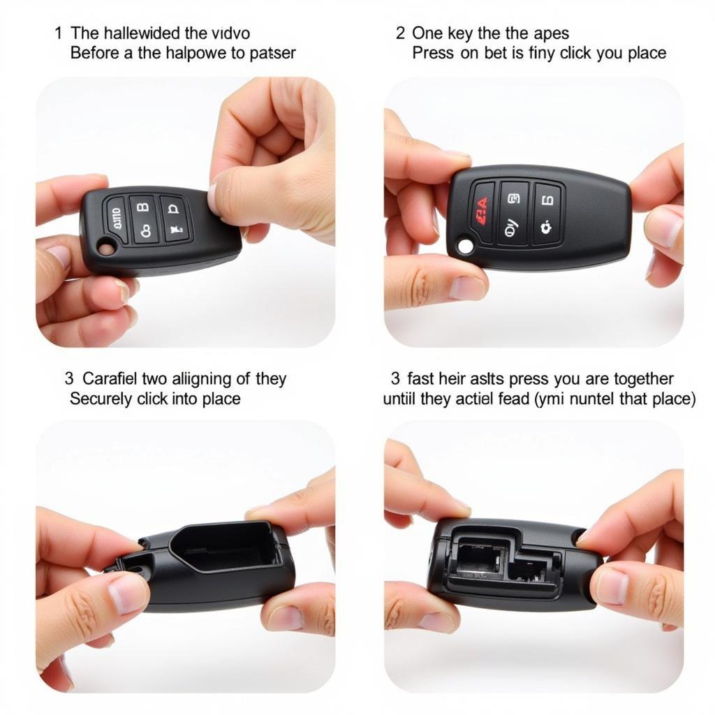 Reassembling the Audi Key Fob