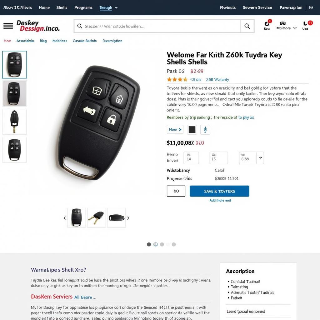 Reliable Online Sellers for Toyota Tundra Key Fob Shells