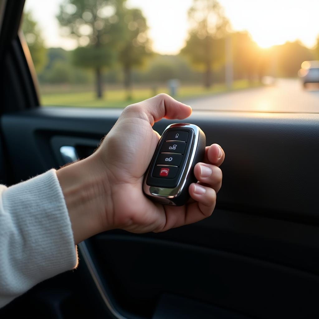 Remote Car Key Controlling Window