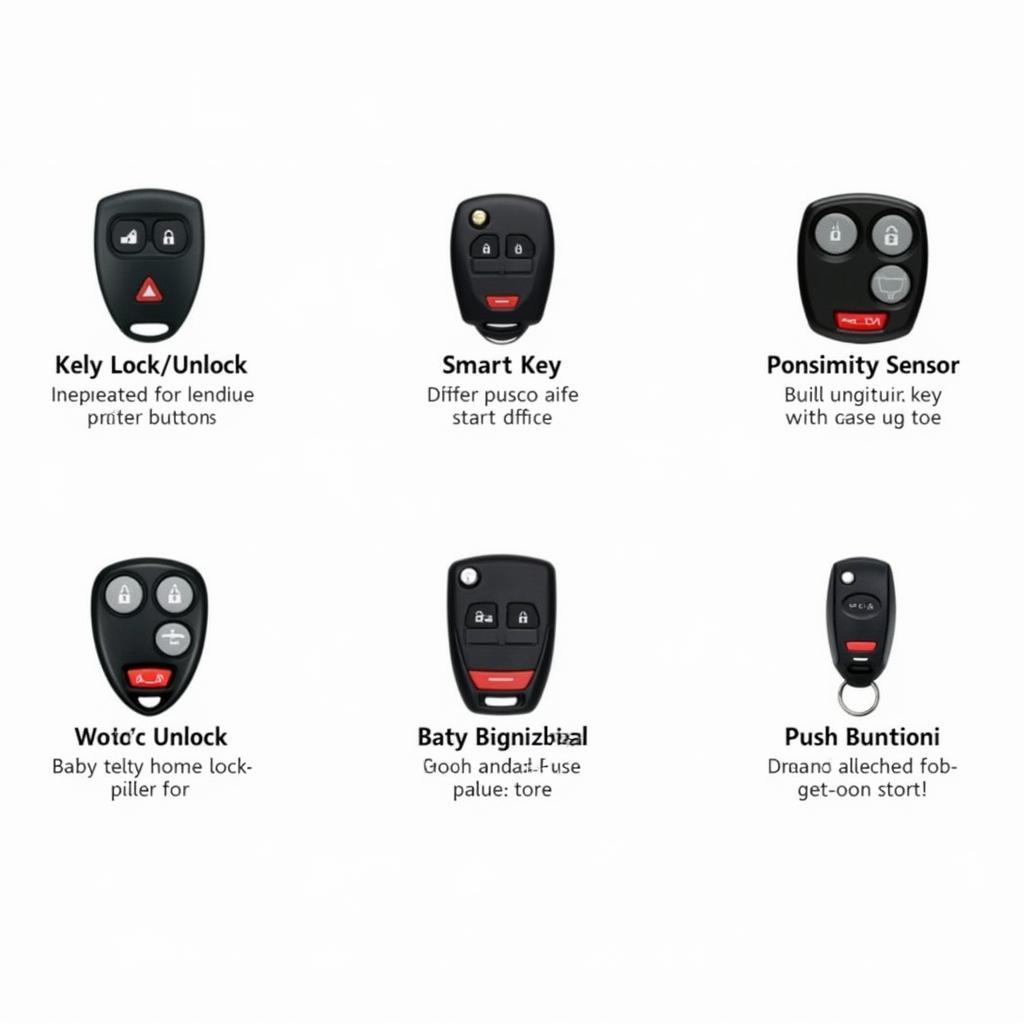 Types of Remote Key Fobs