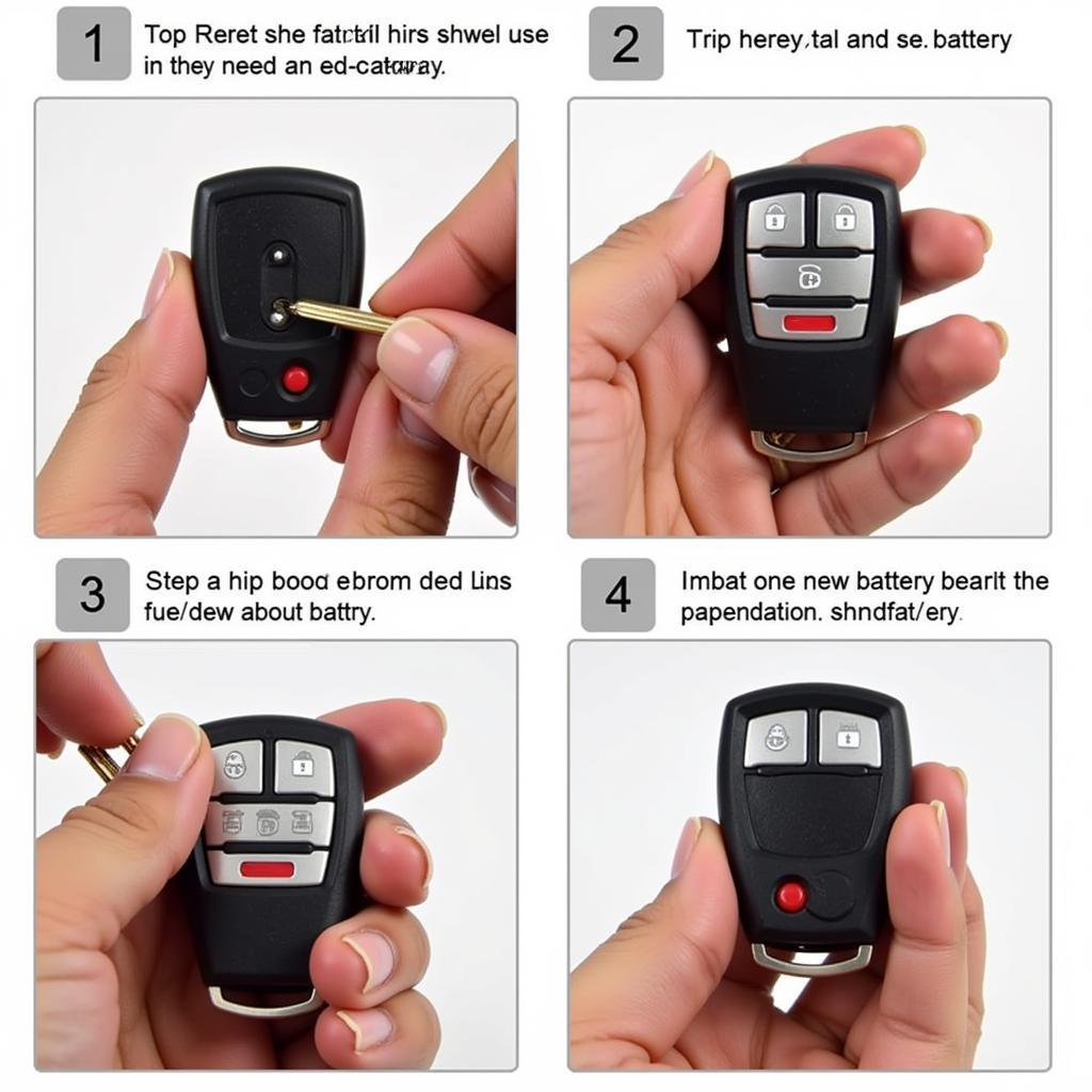 Replacing the battery in a 2011 Chevy Tahoe key fob