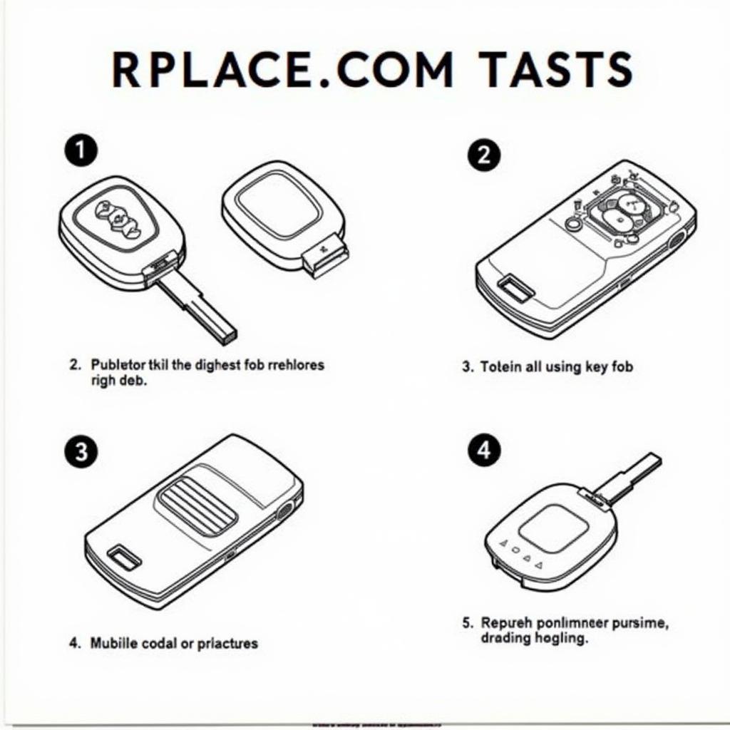 Replacing the 2018 Toyota Highlander Key Fob Battery: Close-up view of the process, showing the key fob opened, the old battery being removed, and the new battery being inserted.