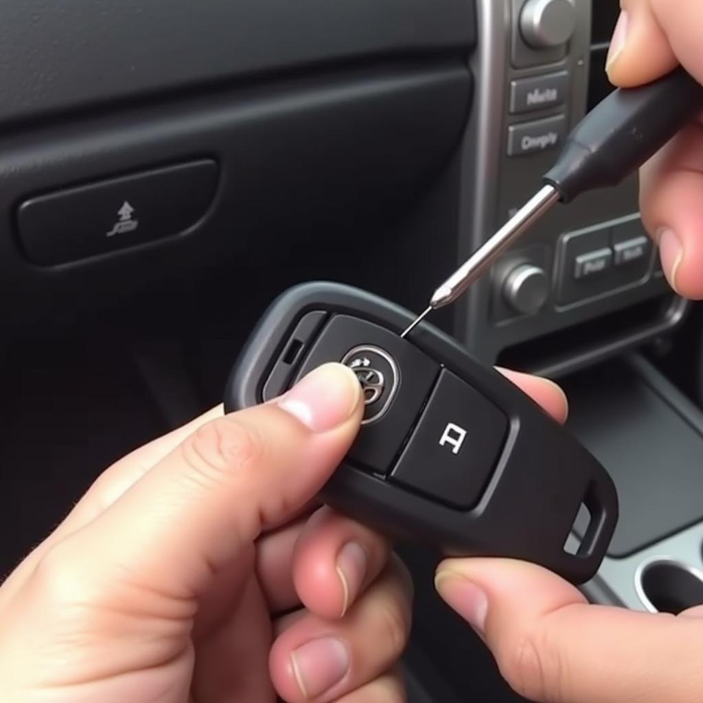 Replacing Toyota Camry Key Fob Battery