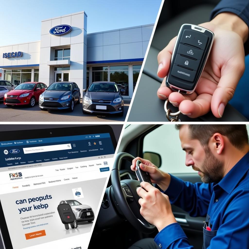 Replacement 2013 Ford Mustang Fob Key Options: Dealership, Online Retailer, Automotive Locksmith