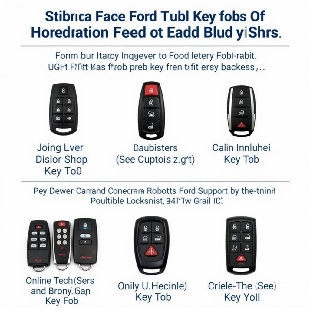 Replacement Ford F150 Key Fob