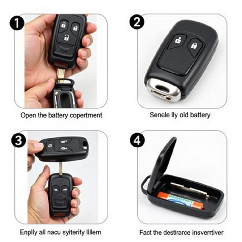 Replacing the battery in a 2001 Ford Focus Key Fob