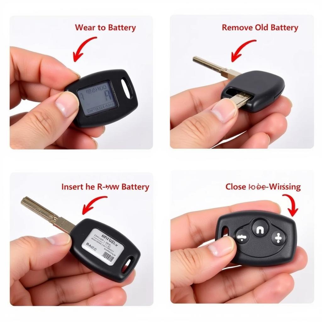 Replacing the 2005 Mazda MPV Key Fob Battery - Step by Step