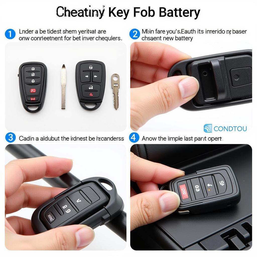 Replacing the Key Fob Battery in a 2006 Toyota Corolla CE