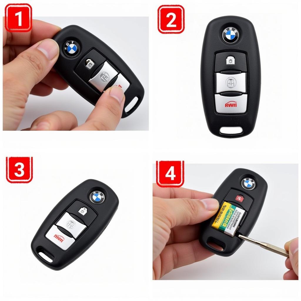 Replacing the Battery in a 2008 BMW X3 Key Fob