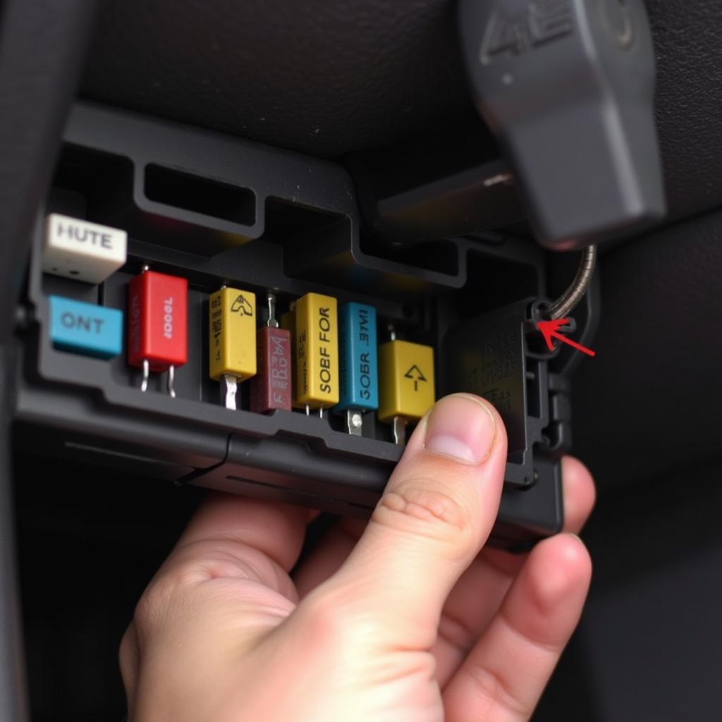 Replacing 2008 Ford Edge Key Fob Fuse