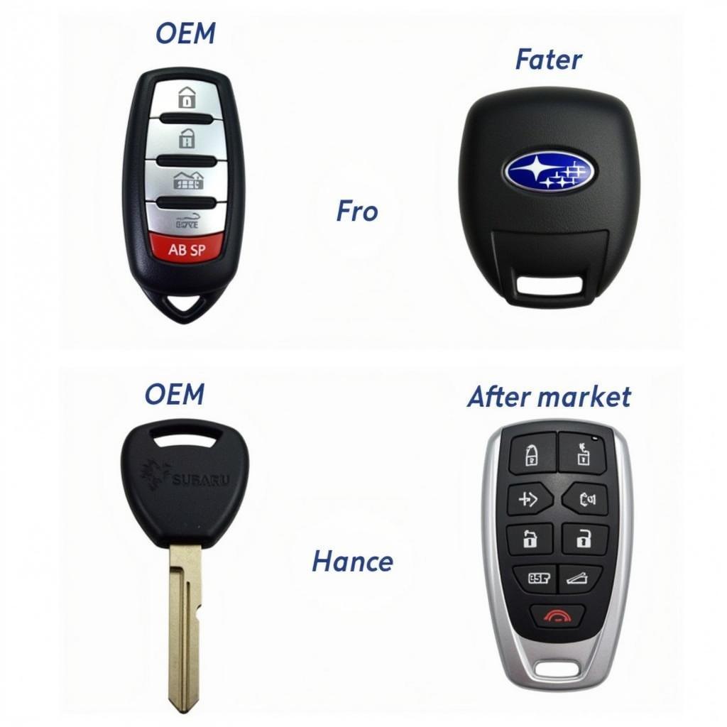 Replacing your 2008 Subaru Impreza Hatchback Key Fob: OEM vs Aftermarket