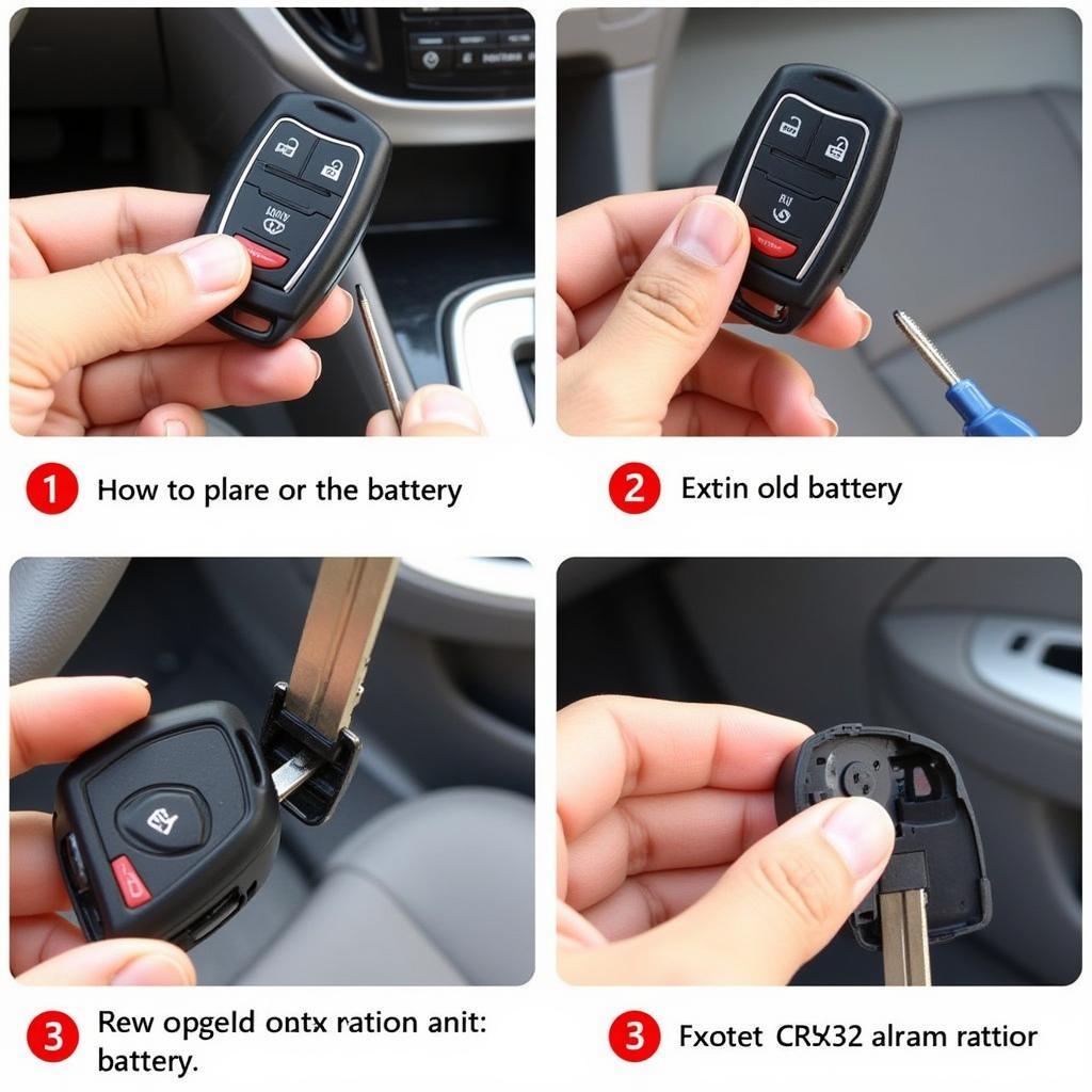 Replacing the 2010 Toyota Highlander Hybrid key fob battery