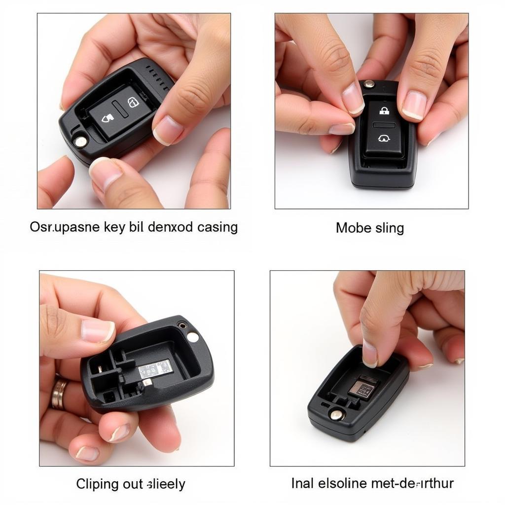 Replacing 2011 Mitsubishi Galant Key Fob Battery