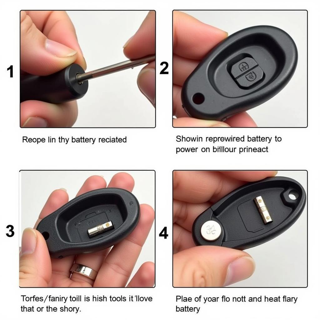 Replacing the battery in a 2011 Toyota Camry Key Fob