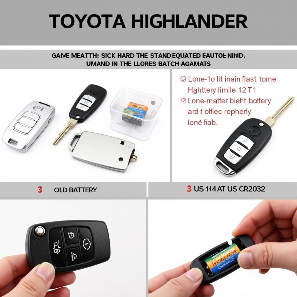 Replacing the Battery in a 2013 Toyota Highlander Limited Key Fob