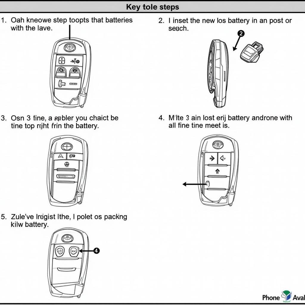 Replacing 2014 Toyota Avalon key fob battery step-by-step