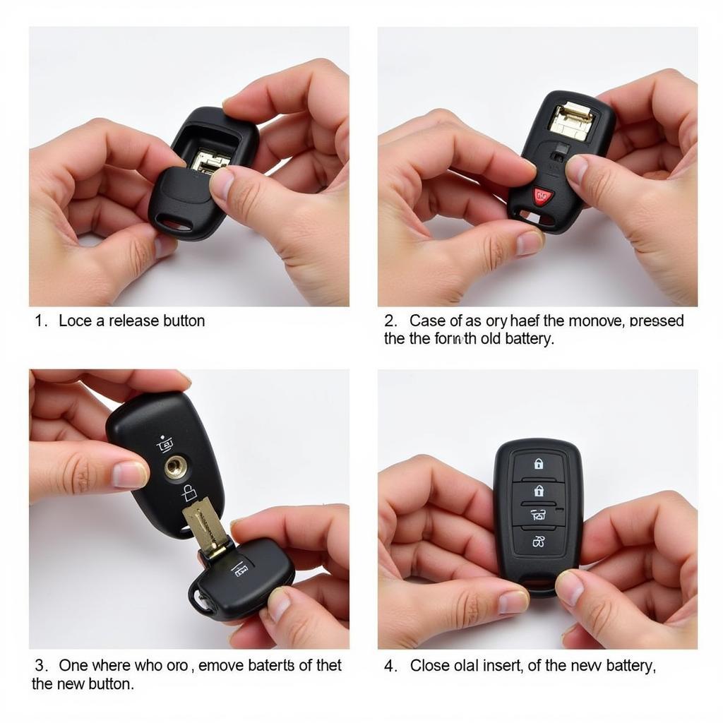 Replacing the battery in a 2015 Nissan Sentra key fob