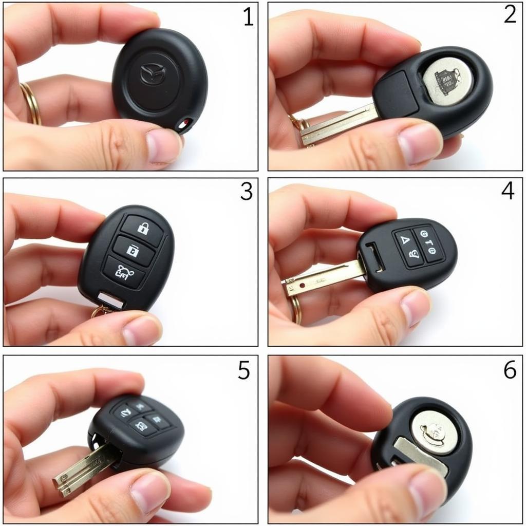 Replacing the battery in a 2016 Mazda CX-5 Key Fob