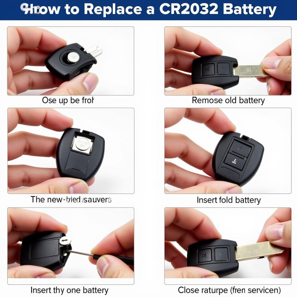 Replacing the CR2032 Battery in a 2018 Ford Escape Key Fob: A Visual Guide