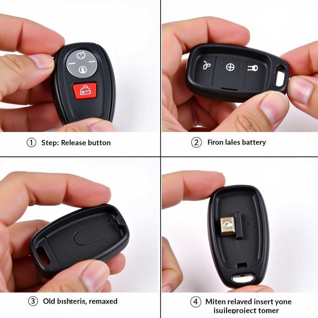 Replacing the battery in a 2018 Toyota RAV4 key fob