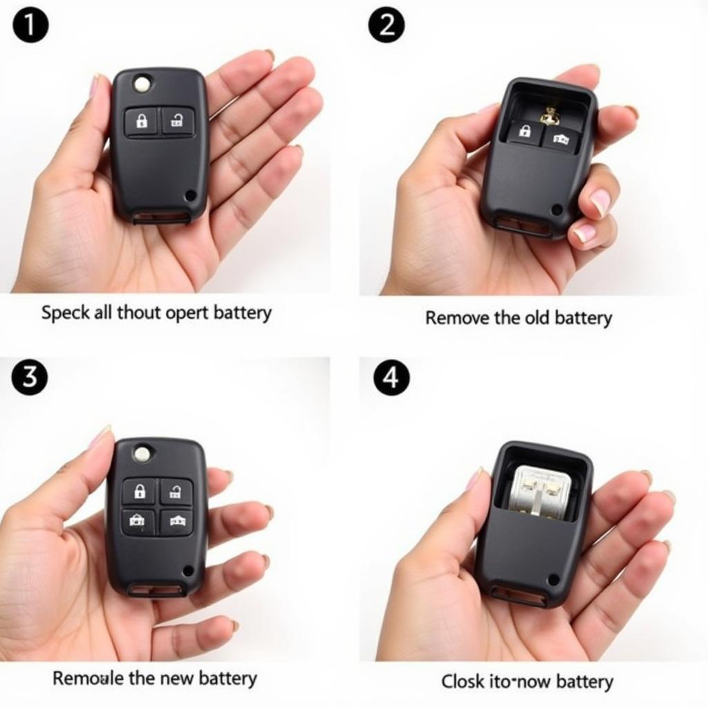 Step-by-step guide to replacing the battery in a 2020 Honda CRV key fob.