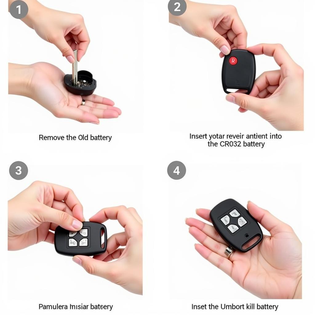 Replacing the battery in a 2021 Chevy Blazer Key Fob