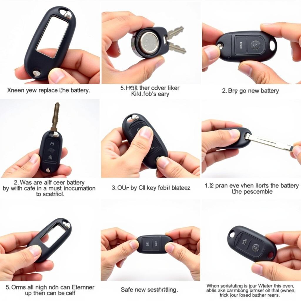 Replacing the CR2032 battery in a 2012 Audi key fob