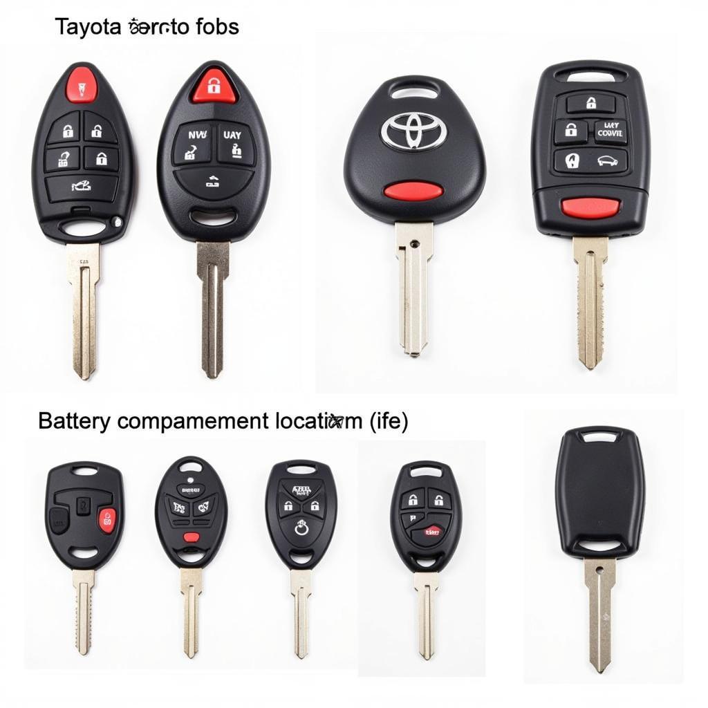 Replacing Battery in Various Toyota Key Fobs