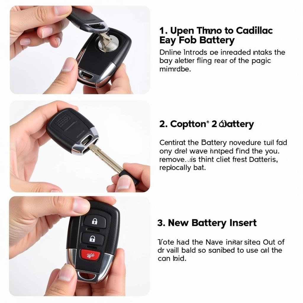 Replacing a Cadillac Key Fob Battery