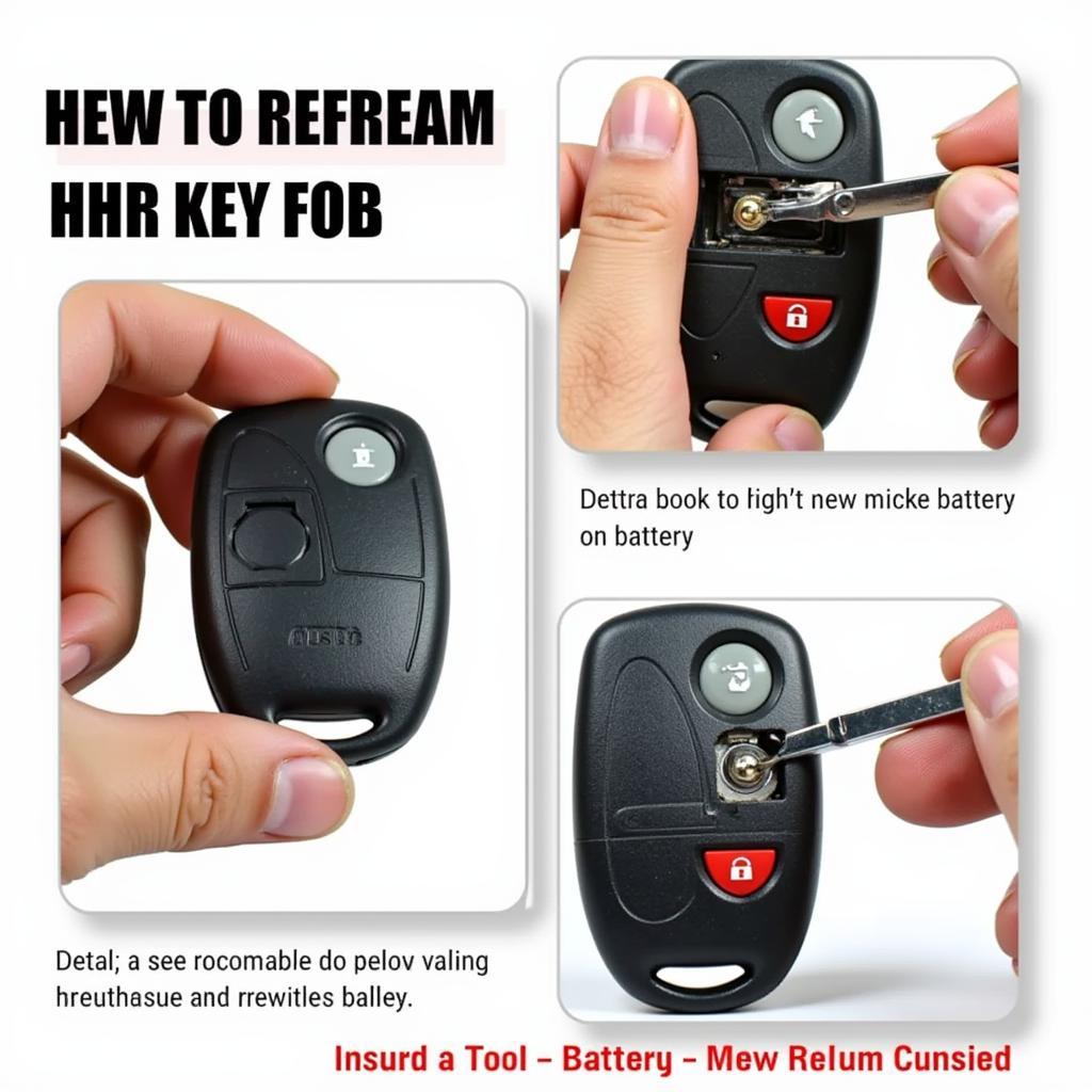 Replacing Chevrolet HHR Key Fob Battery