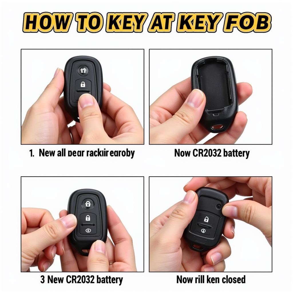 Replacing a Chevy Traverse Key Fob Battery