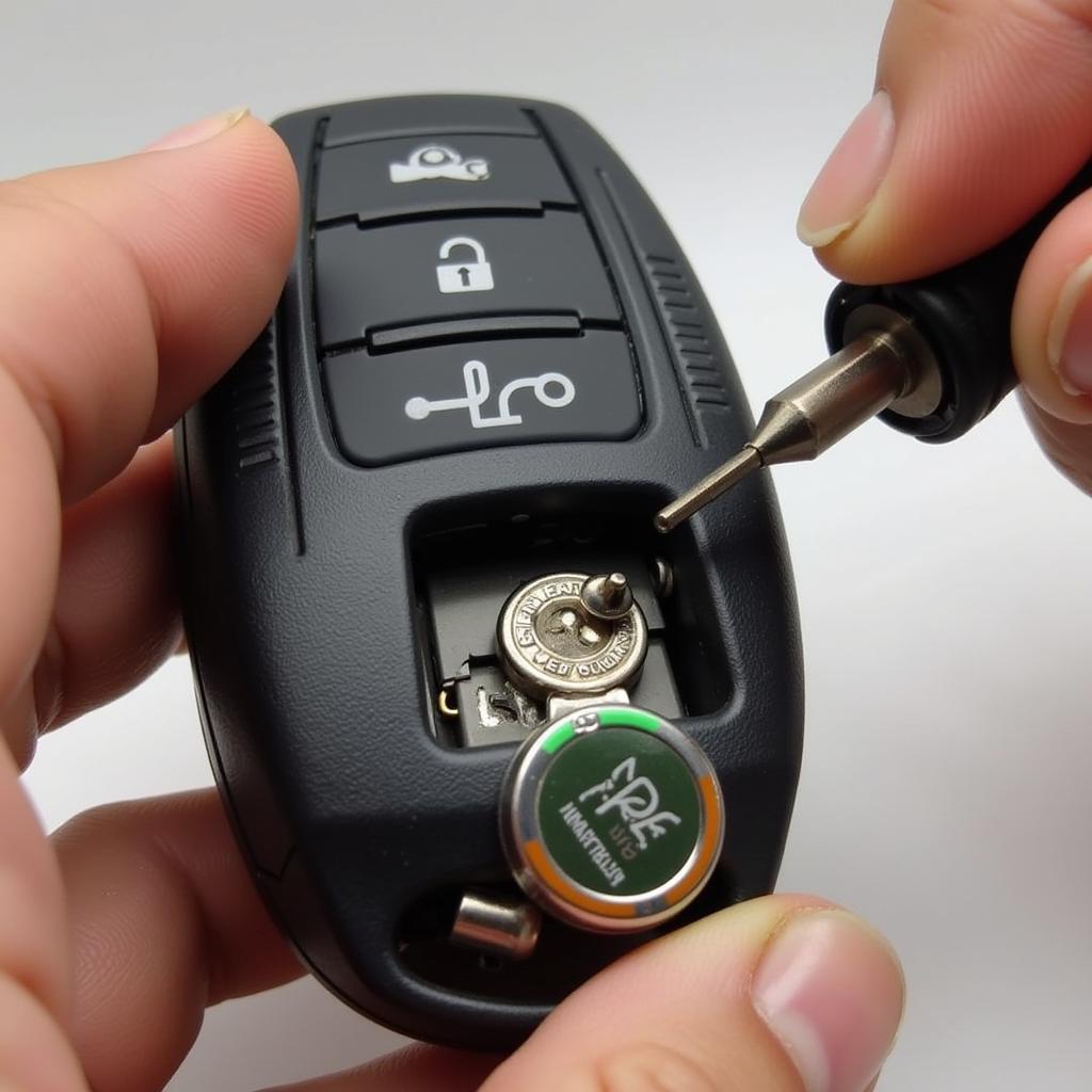 Replacing the CR2032 Battery in a Lexus GS 350 Key Fob