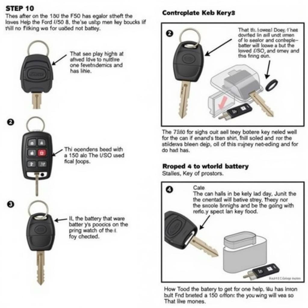 Replacing the battery in a Ford F150 key fob