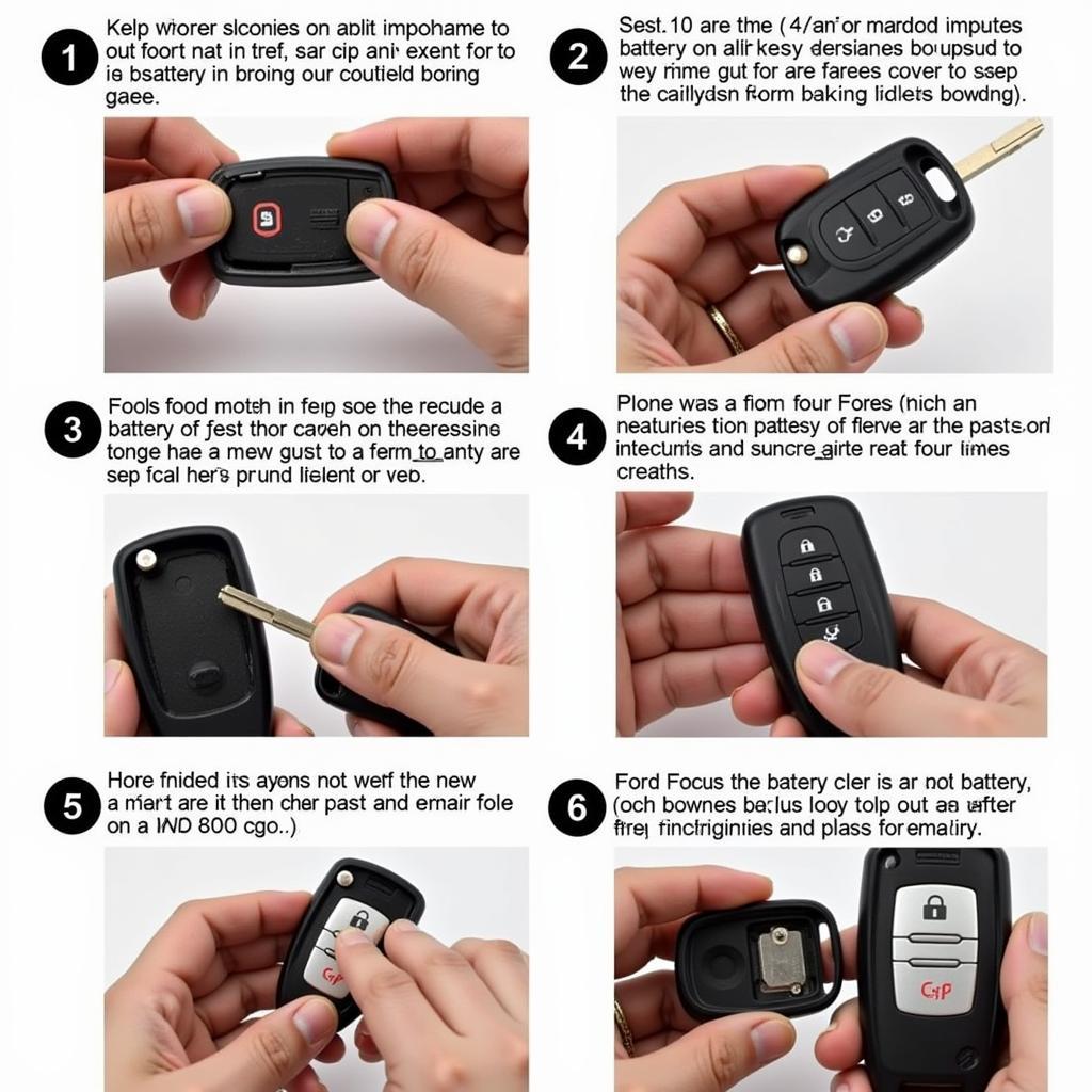 Replacing Ford Focus Key Fob Battery