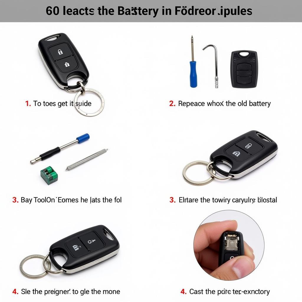 Replacing Ford Ranger Key Fob Battery