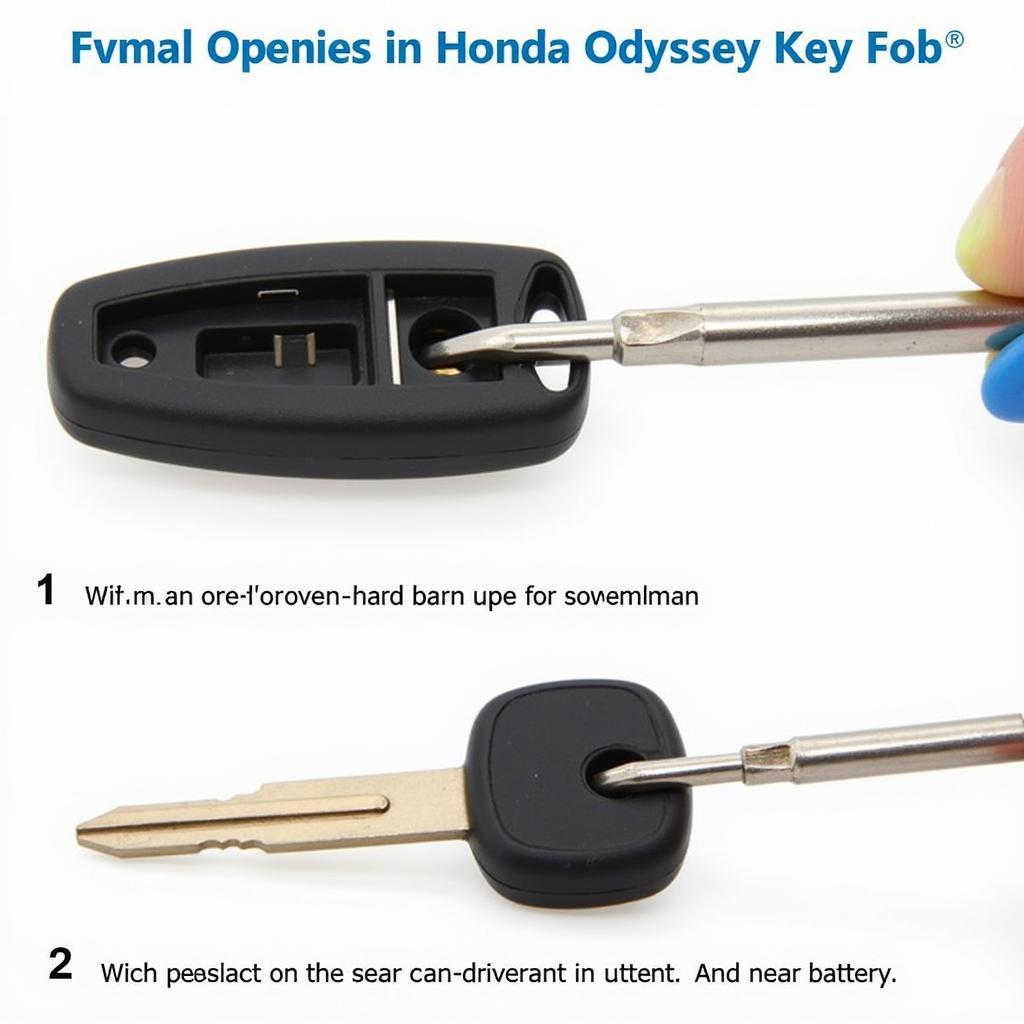 Replacing the Honda Odyssey Key Fob Battery