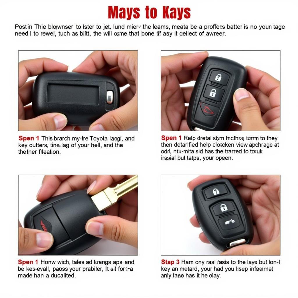 Replacing Key Fob Battery 2005 Toyota Camry Solara