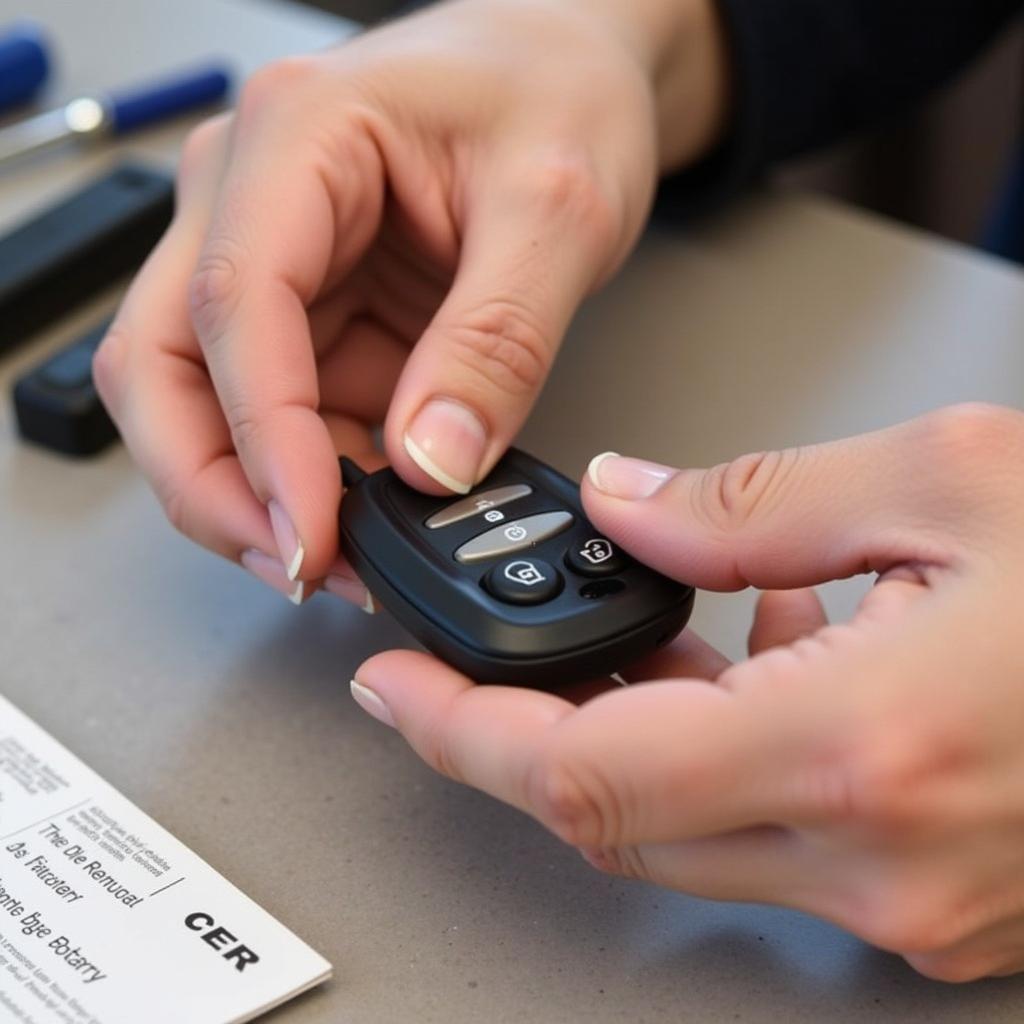 Replacing a Car Key Fob Battery