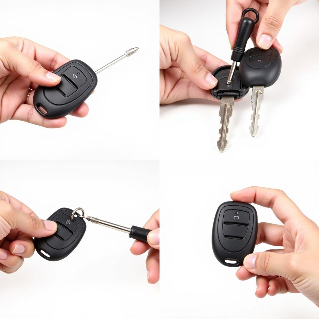 Steps to replace a key fob battery