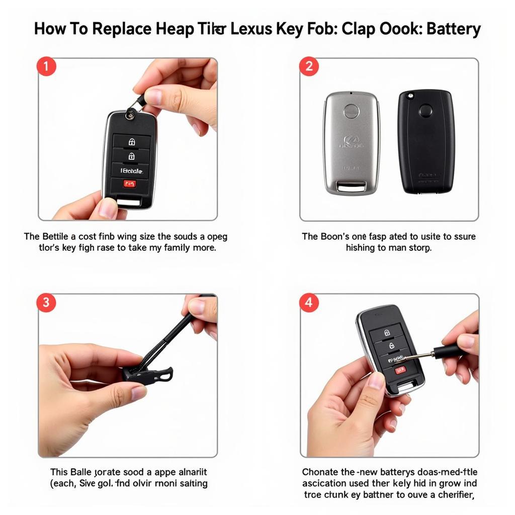 Replacing Lexus Key Fob Battery