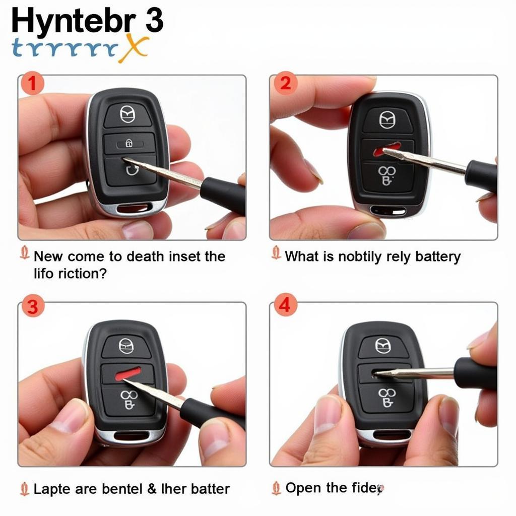 Replacing Mazda Key Fob Battery