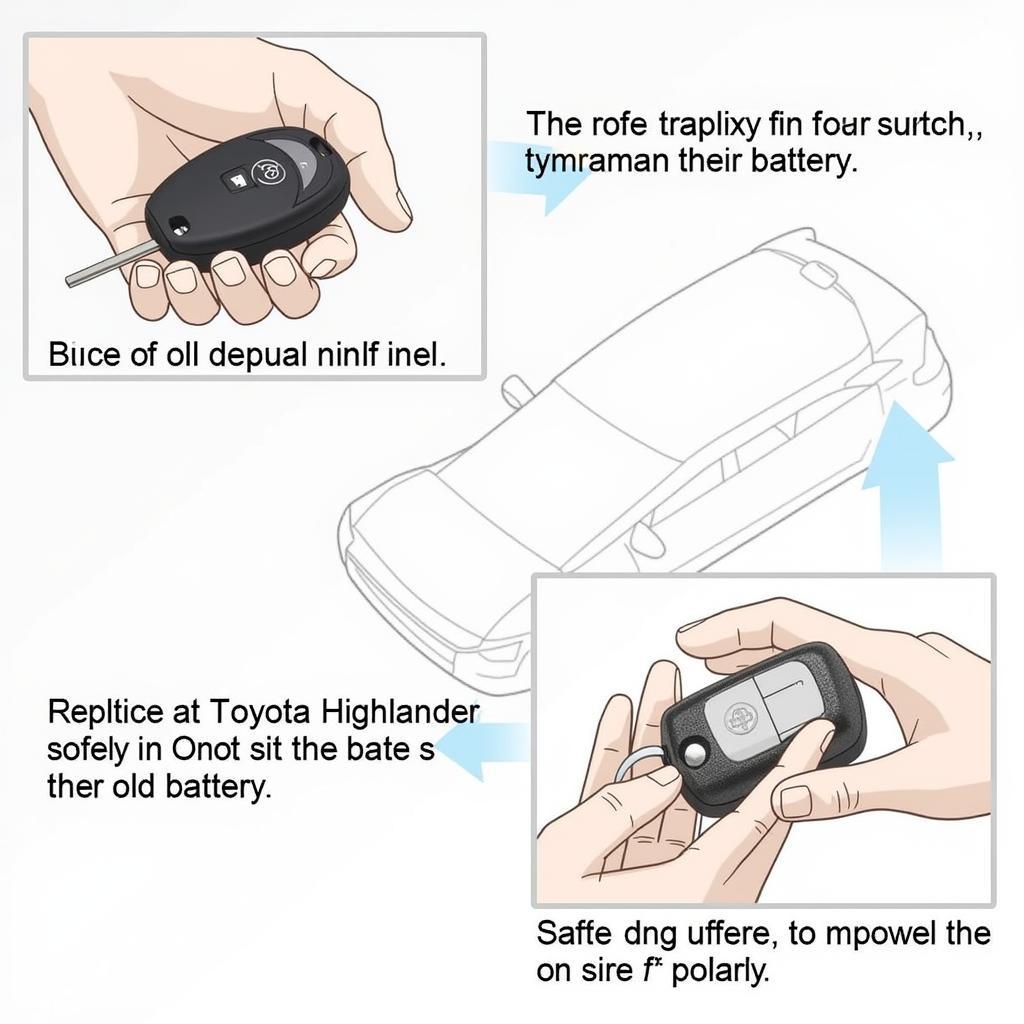 Replacing the Battery in a Toyota Highlander Key Fob