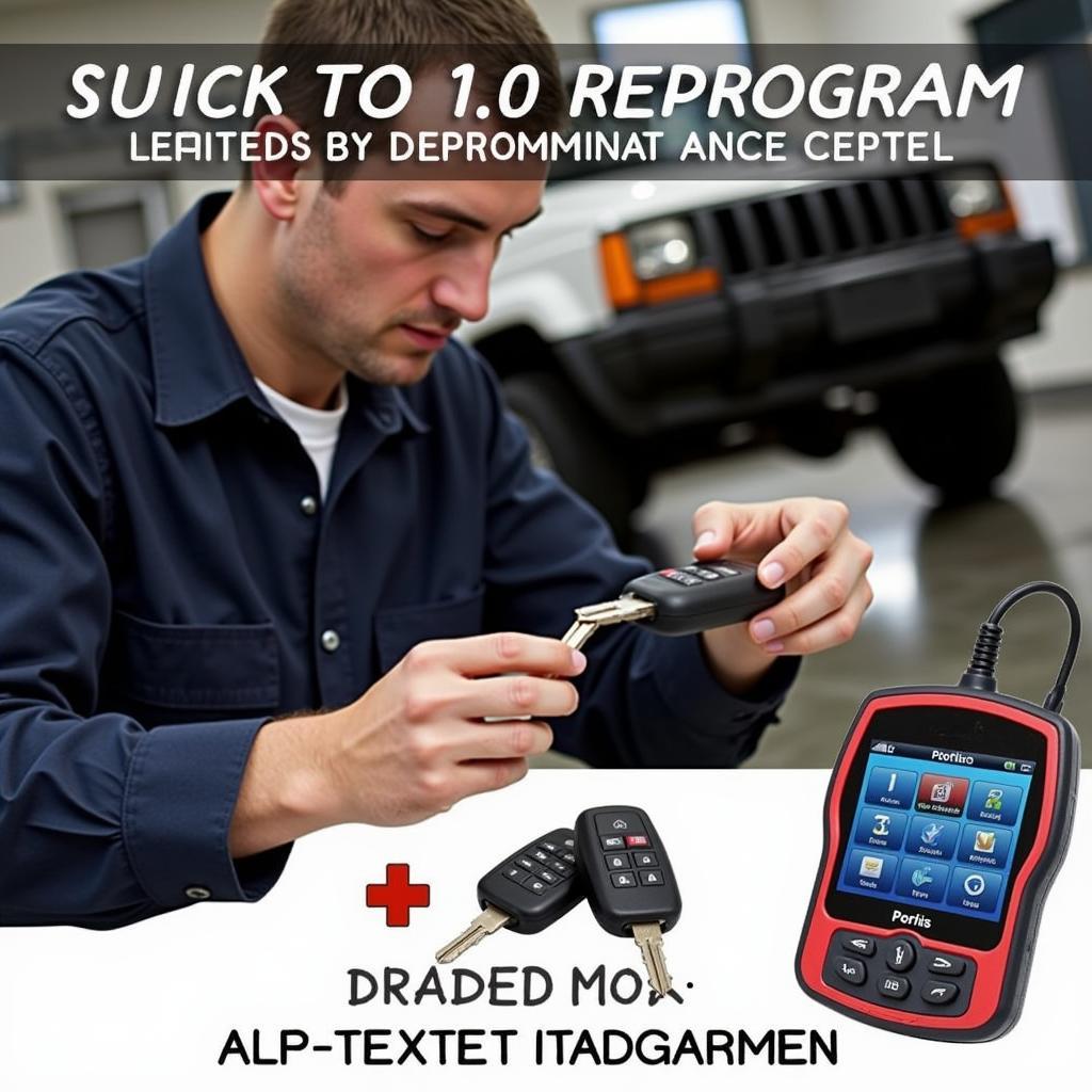 Reprogramming a 1999 Jeep Cherokee Key Fob: Using Diagnostic Tools