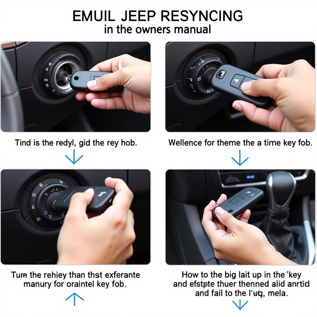 Resyncing a 2018 Jeep Cherokee key fob using the vehicle's ignition