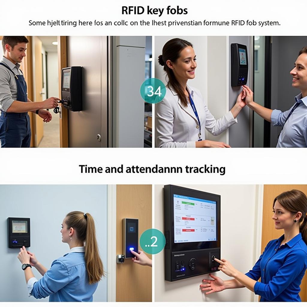 RFID Key Fob Applications - Access Control, Time & Attendance