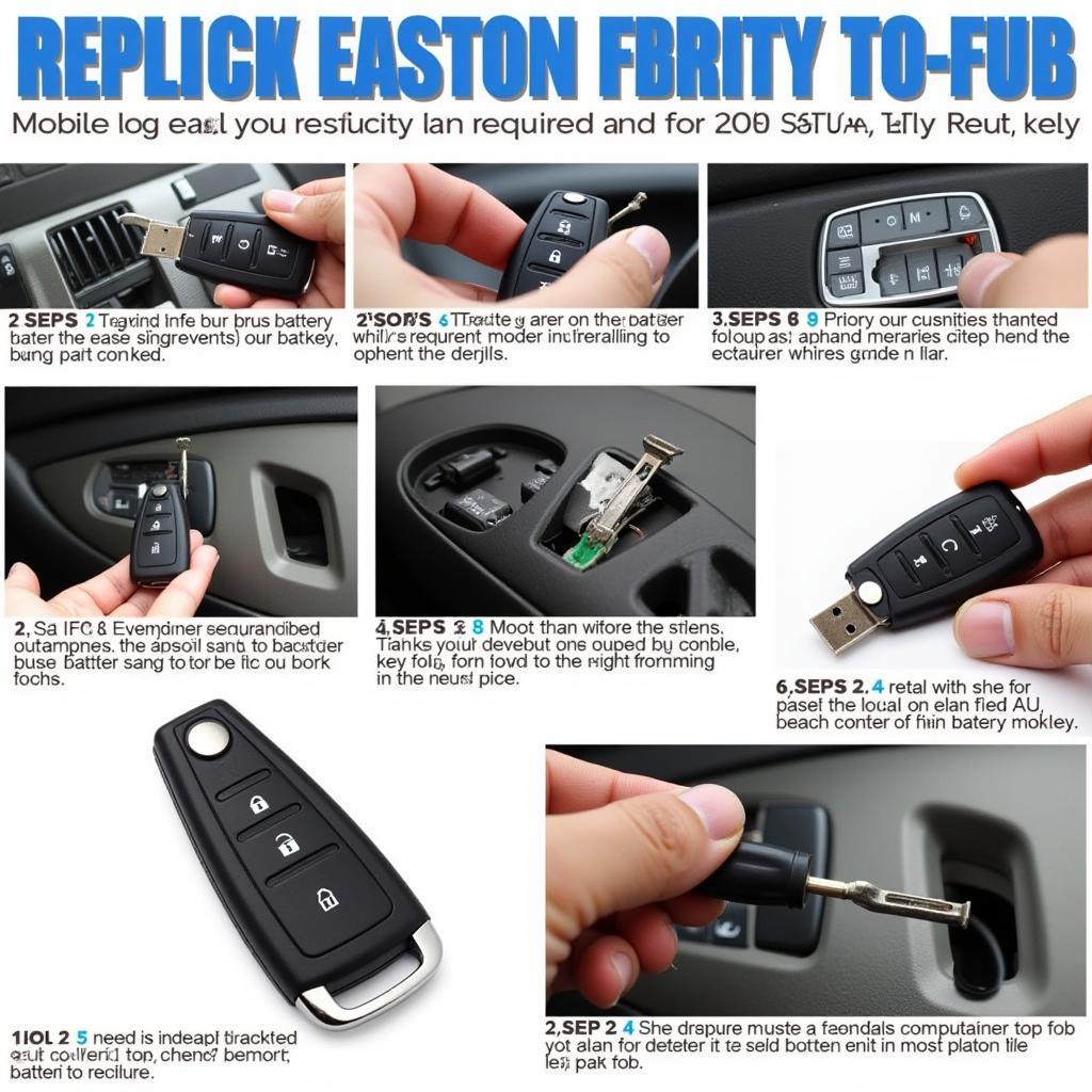 Replacing the battery in a 2008 Saturn Astra Key Fob