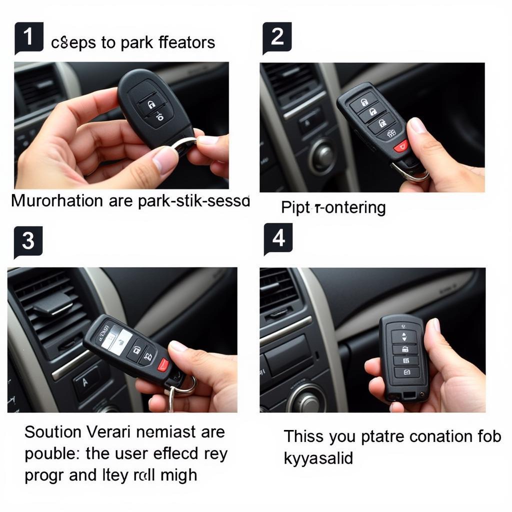 2008 Saturn Astra Key Fob Programming Steps