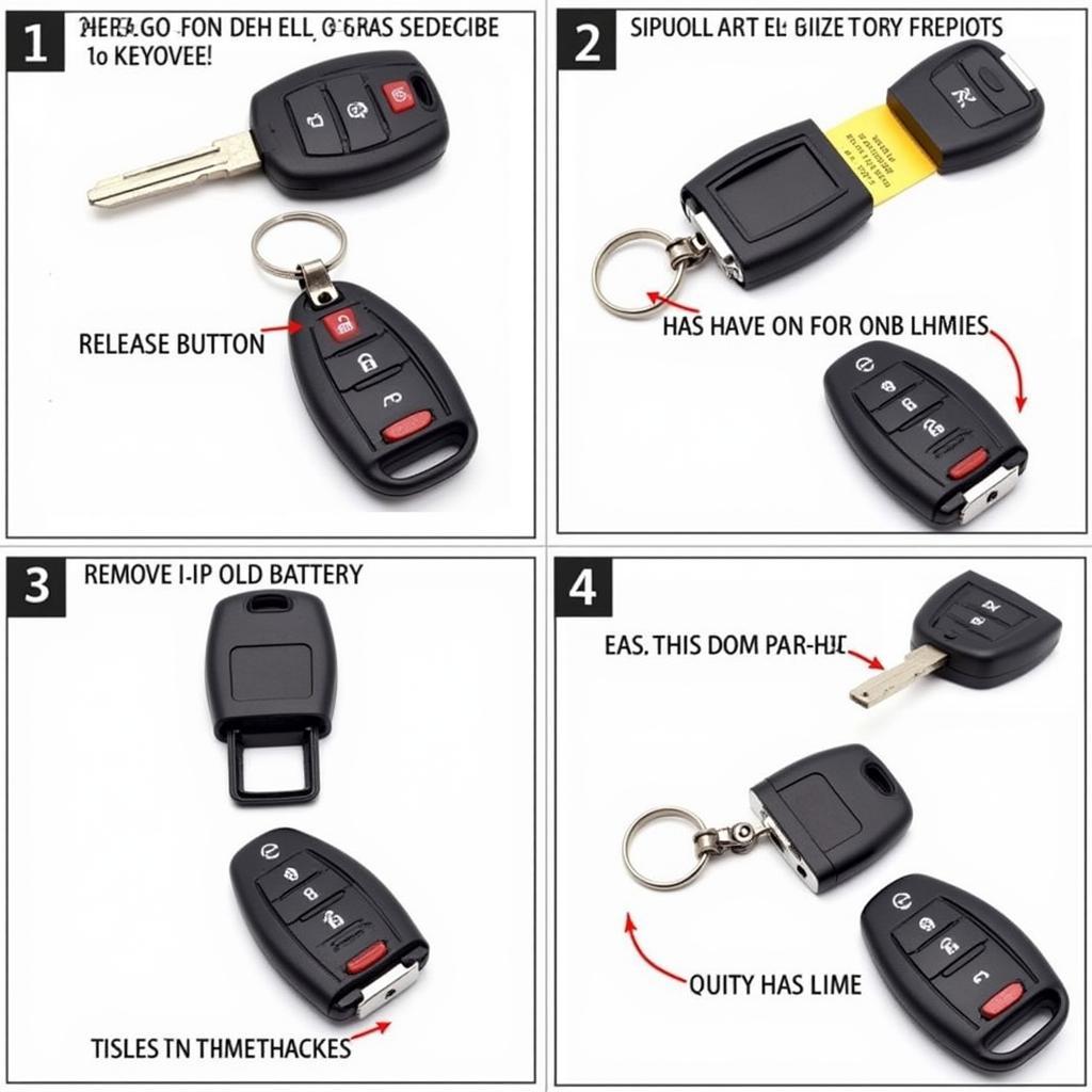 Scion xB Key Fob Battery Replacement Steps